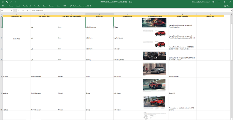 OEM Audit Template
